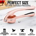 thumbnail image 4 of Prensa de ajos Zulay Kitchen con mango ergonómico suave y fácil de apretar - Herramienta para picar ajos con diseño resistente que extrae más pasta de ajo - Trituradora de ajos y prensa de jengibre fá, 4 of 5