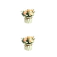 thumbnail image 2 of Advancent Flores artificiales Florero de cerámica Plantas de hortensias falsas Jardinera de interior Type1 NO1, 2 of 6