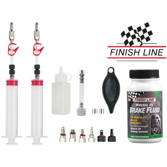 Jagwire Pro Mineral Oil Bleed Kit - Shimano, Magura, Tektro, TRP, Hayes, Adapters Included