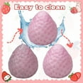 thumbnail image 2 of 3PCS Big Taba Strawberry Squishy Toys, Slow Rise Fruit Squishys, Cute Kawaii Stress Relief Fidget for Kids & Adults, White Elephant Gifts, 2 of 7