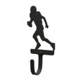 thumbnail image 1 of Crochet de Mur de Joueur de Football S - Noir, 1 of 1