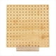 thumbnail image 1 of Kit de Tablero de Bloqueo de Ganchillo de Madera con Pasadores de Varilla de Acero Inoxidable para Tejer Granny Squares, Tablero de Ganchillo, Manualidades, 23,5 cm, 1 of 5