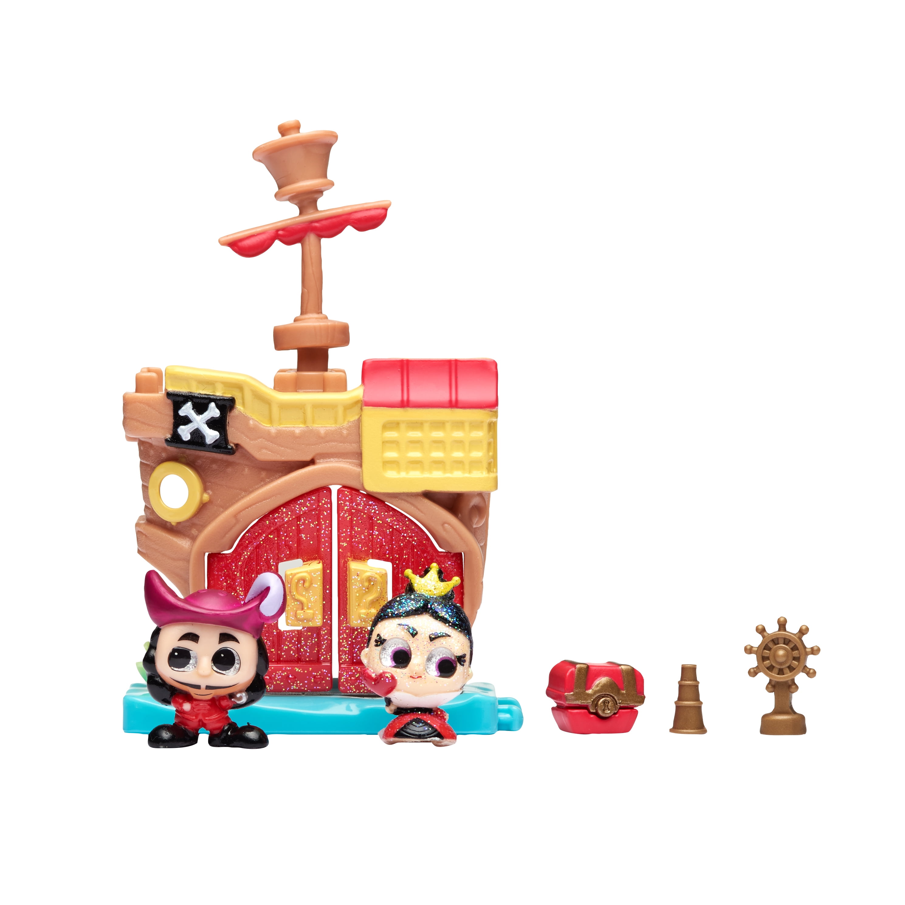 pirate ship and castle playset