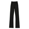 thumbnail image 4 of YiZYiF Girls Solid Stretchy Fitness Jazz Dance Pants Dancewear, 4 of 7
