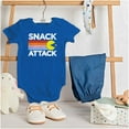 thumbnail image 3 of PACMAN Snack Attack Hungry Hangry Romper Boys or Girls Infant Baby Brisco Brands NB, 3 of 7