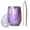 White-3, variant on 12oz Insulated Wine Tumbler with Lid & Straw, Stainless Steel Egg Shape Cup, Liquid & Marble Print