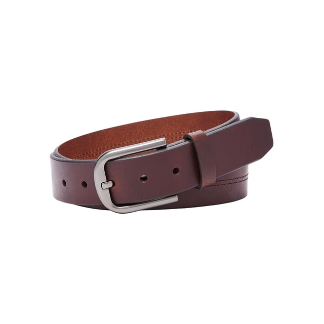Cinturón para Hombre Fossil Samson de Cuero Genuino, Talla 44, Marrón