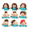 thumbnail image 3 of Puzzle Barber Color Mud Cut Hair DIY Handmade Plasticine Green Color Mud Toy, 3 of 3
