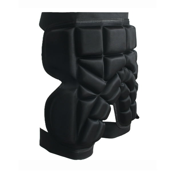 DQrwqpou Almohadilla Protección Cadera Unisex Ajustable para Adultos Skate Ski M Teen Black