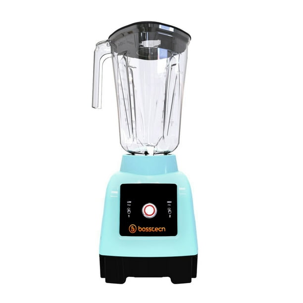Licuadora 550W Plastico 2L Easy Touch 2Vel Bosstech B4 Azul Claro