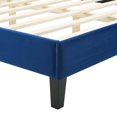 thumbnail image 6 of Modway Colette Modern Performance Velvet King Platform Bed in Navy, 6 of 10