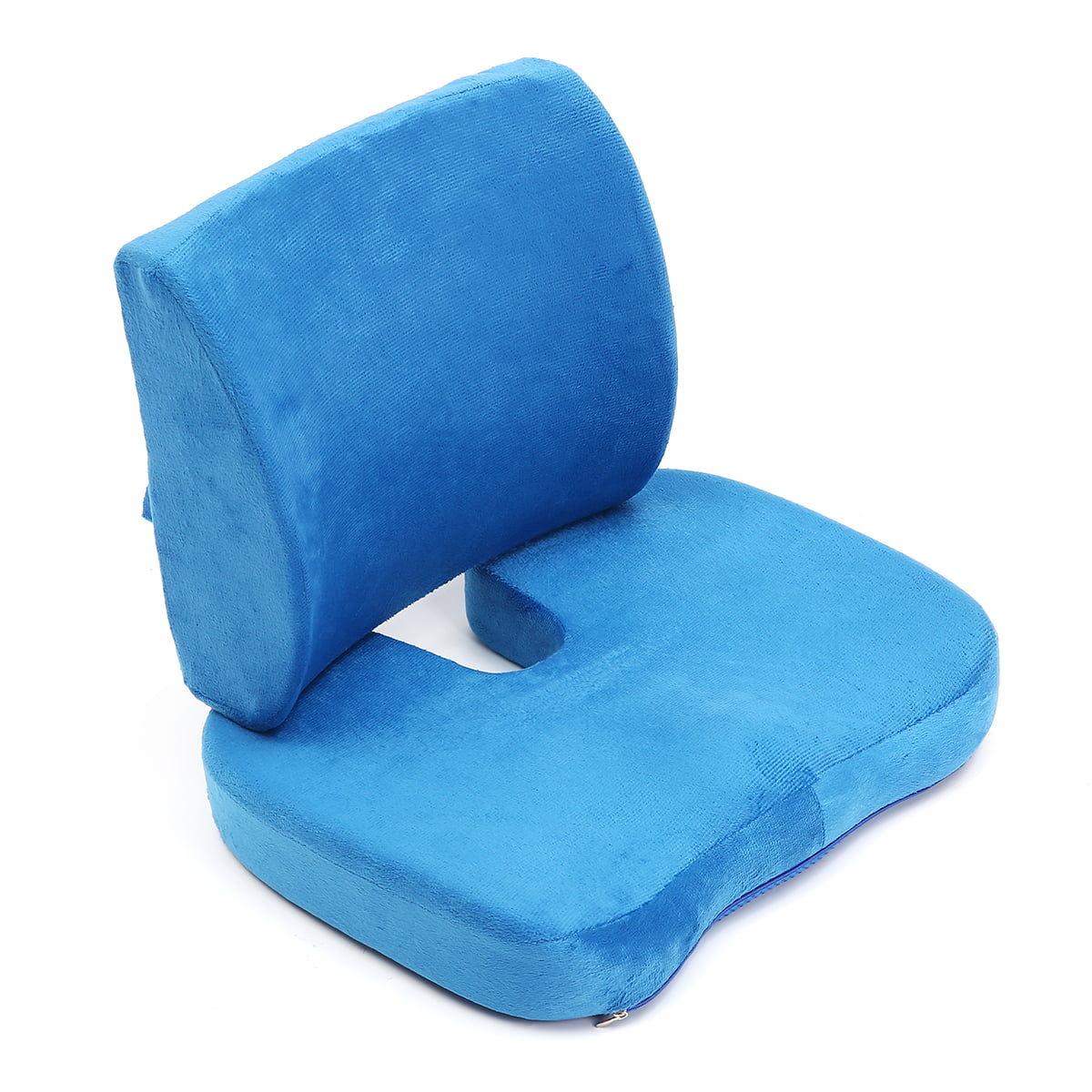 Kwanshop 2pcs Premium Memory Foam Seat Cushion Lumbar Back Support Home