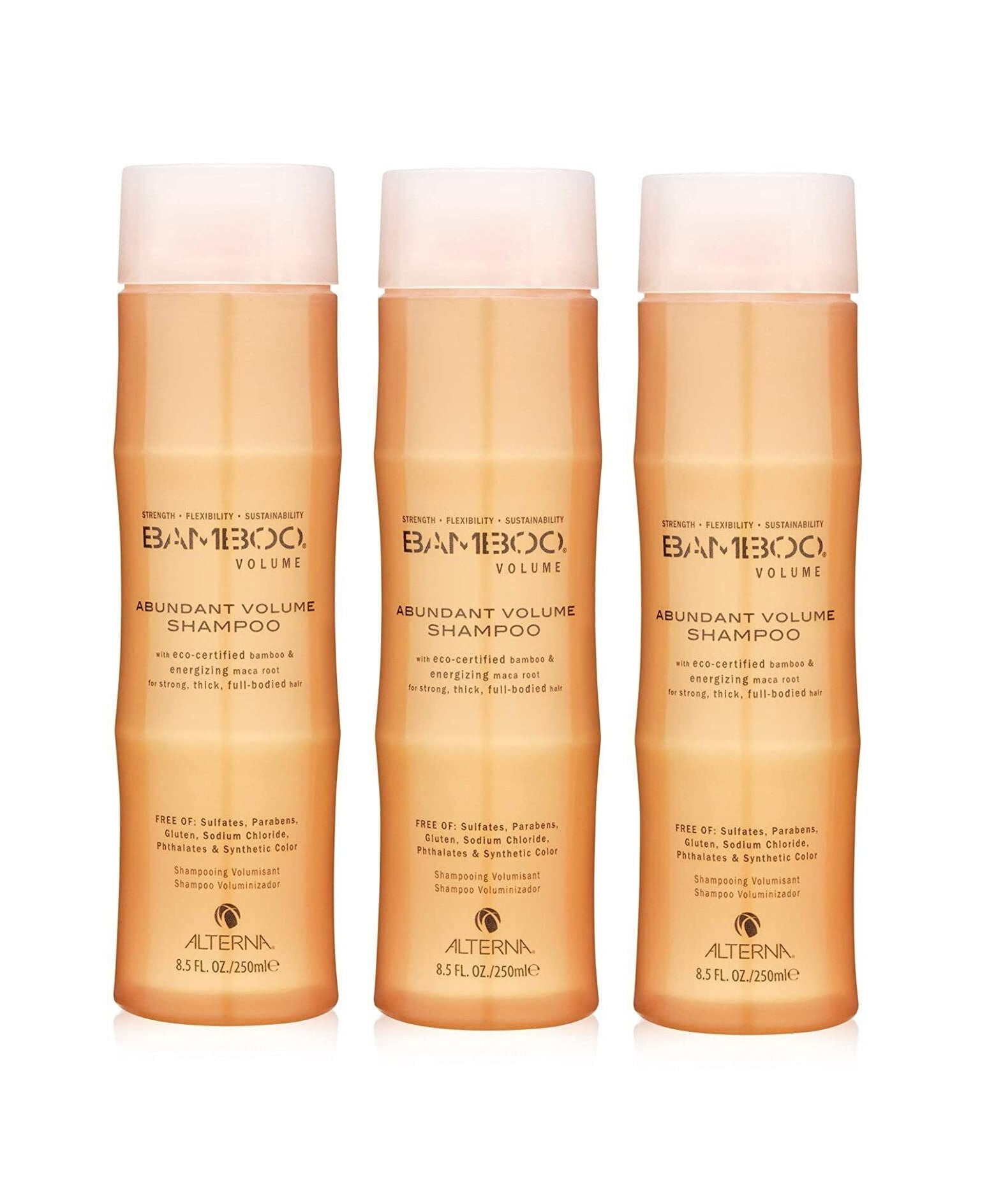 Alterna Bamboo Volume Abundant Volume Shampoo 8.5 oz 3 Bottles