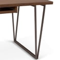 thumbnail image 5 of Simpli Home Ryder SOLID WOOD Modern Industrial 66 inch Wide Writing Office Desk in Natural Aged Brown, 5 of 10