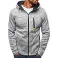 thumbnail image 3 of Chandail en Molleton Imprimé Décontracté de Sport Cardigan en Polaire à Capuche Veste de Mode, 3 of 6