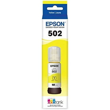 EPSON T502 EcoTank Ink Ultra-high Capacity Bottle Yellow (T502420-S) for select Epson EcoTank Printers