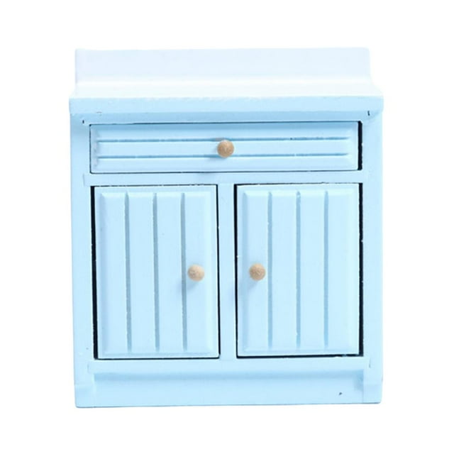 Madera 1/12 casa de muñecas muebles de cocina en miniatura BJD pequeña mesa de cocina