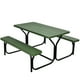 thumbnail image 4 of Set de Mesa y Banco de Picnic Costway Estructura Metálica Gris, 4 of 5