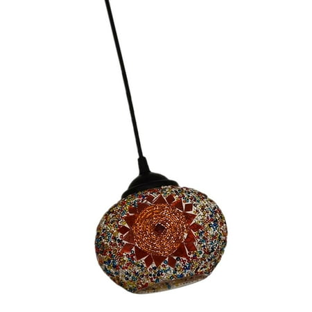 

Mosaic Turkish Pendant Lamp Night eiling Light Fixture Handmade LED Lights C