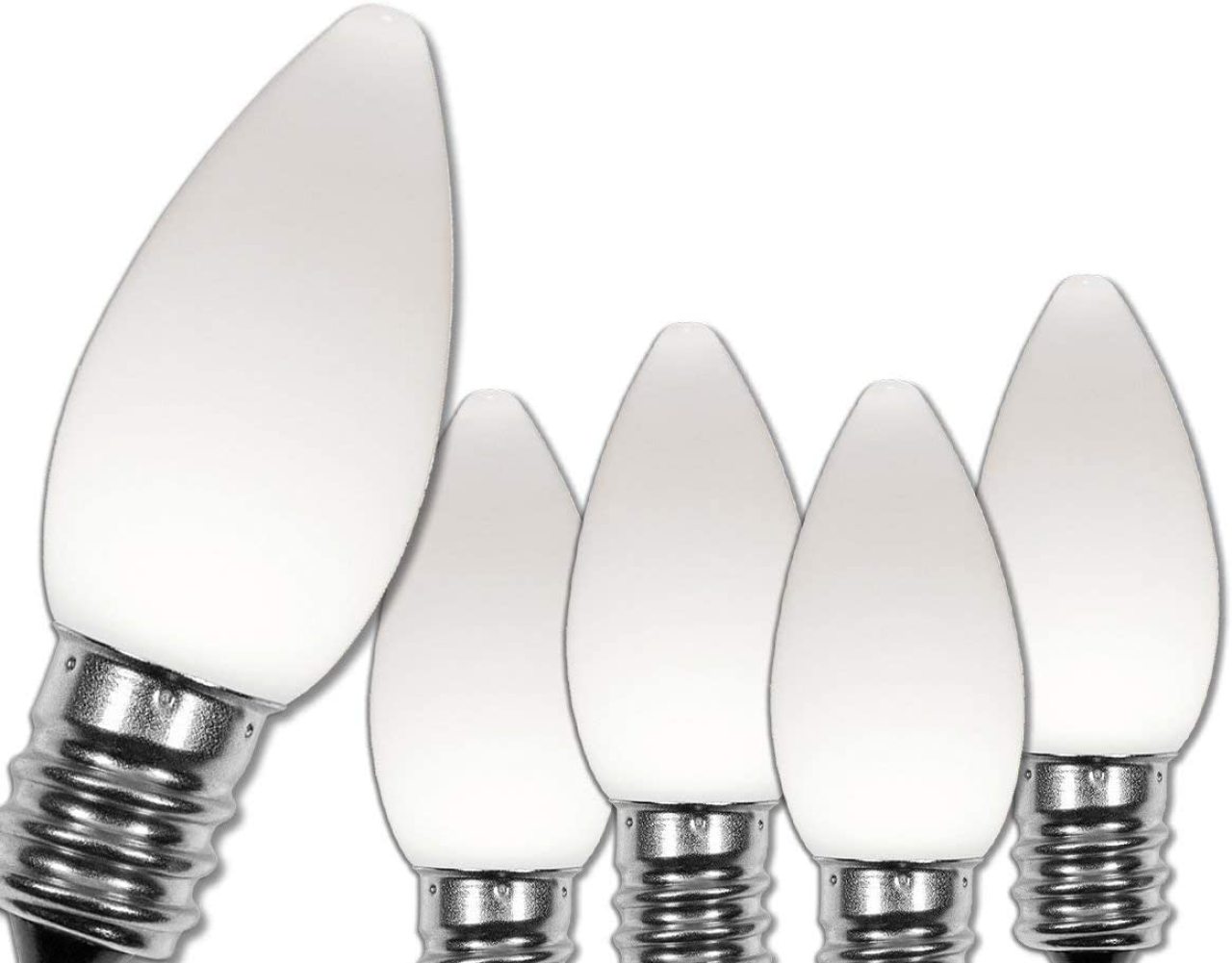 25 Pack FULenQnu OptiCore C7 LED Christmas Light Bulbs Replacement