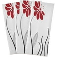 thumbnail image 3 of Dreamtimes Red Flower Silhouette Kitchen Dish Towels, 18 Inch x 28 Inch Dishcloths Set, 6 Pack Dish Cloths for Washing Dishes Dish Rags and Drying Dishes, 3 of 7