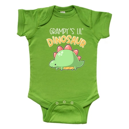 

Inktastic Grampy s Lil Dinosaur with Cute Stegosaurus Gift Baby Boy or Baby Girl Bodysuit