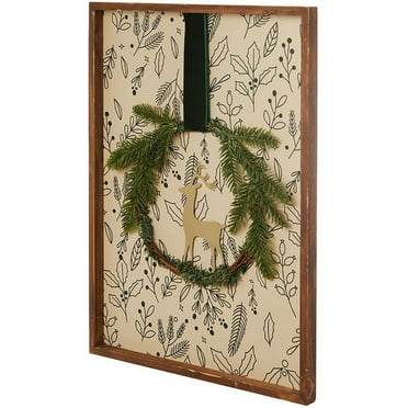 Christmas Pine Wall Plaque