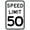 Speed Limit 50, variant on Speed Limit 55 Sign - 8 x 12. A Real Sign. 10 Year 3M Warranty