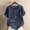 Navy, variant on CLOISE Loose Short Sleeve Shirts for Women Plus Size Tops Button Round Neck Casual Pullover Graphic Summer Blouses Black
