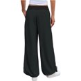 thumbnail image 5 of High  Waist Women Casual Wide Leg Pants Straight Drawstring Sport Trousers, 5 of 7