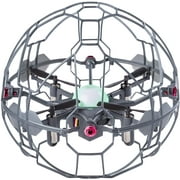 Air Hogs - Supernova Gravity Defying Hand-Controlled Flying Orb, for Ages 8 and Up, Stainless Steel