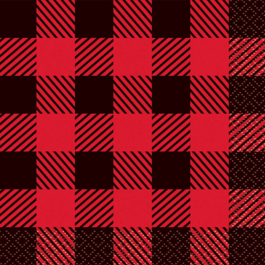 Buffalo Plaid Lumberjack Beverage Napkins, 16ct by Unique Industries