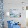 thumbnail image 5 of Handmade Sea Glass Windchime Outdoor Beach Gifts 19.69inch Long Hanging Mobile Wind Chime Garden with Driftwood and Polished Sea Glass for Home Decor, 5 of 8