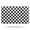 Black White Checkerboard Pattern, variant on Green Blue Checkerboard Pattern Non-Slip Microfiber Bathroom Rug, Rubber Backing Soft Mat for Floor, Tub & Shower, 17"x27"