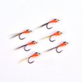 thumbnail image 1 of 6PCS Tungsten Nymph Beadheads Fly Trout Grayling Trout Fishing Quick Sink Fly He Qiyong unisex, 1 of 2