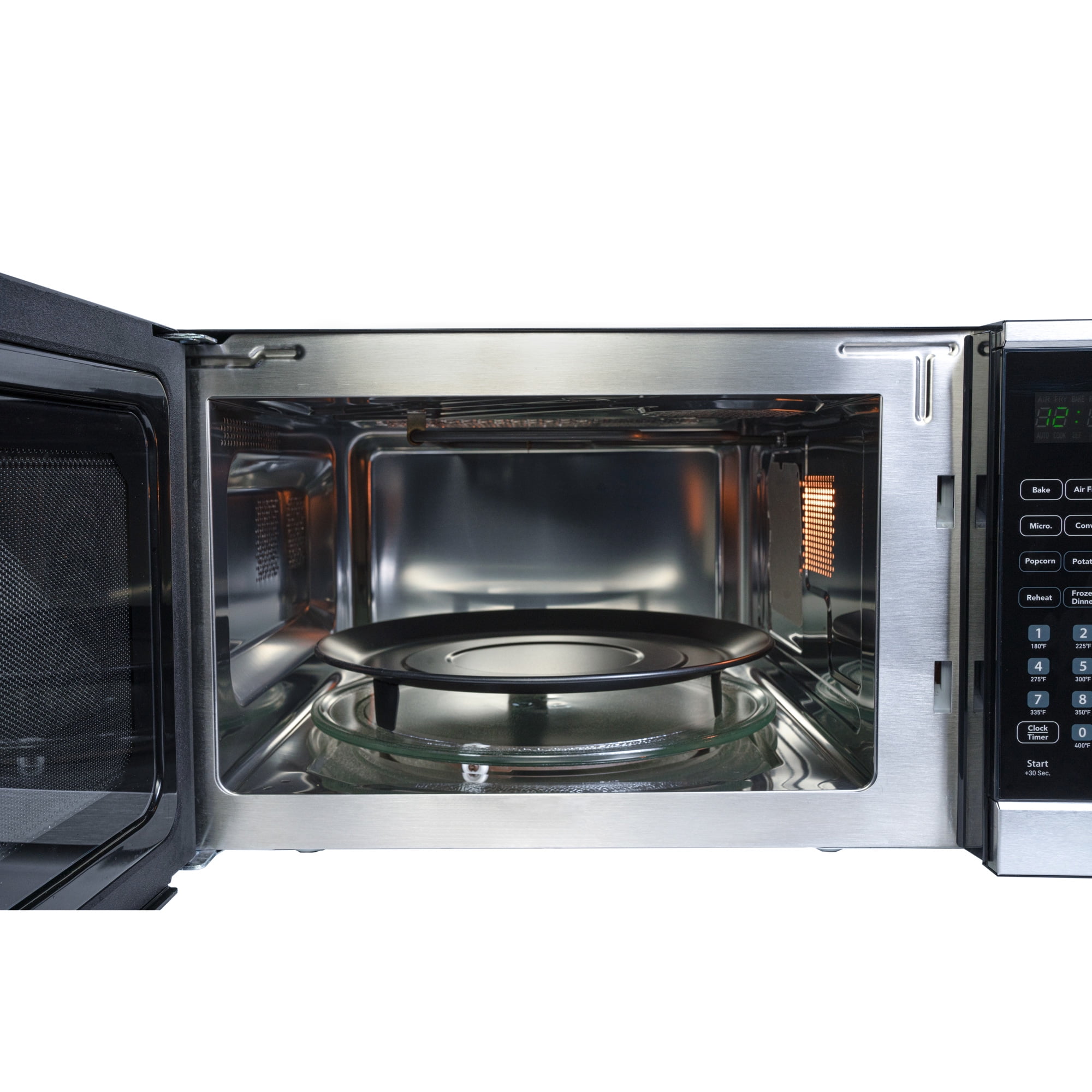 Danby 1.3 cu. ft. Multifunction Countertop Microwave with Air Fry in Stainless Steel (DBMW1361ABSS)