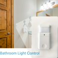 thumbnail image 2 of PENGX 1/10pcs Motion Sensor Light Switch  Neutral Wire Required  PIR In Wall Sensor Switch  Occupancy Sensor Light Switch 150W LED/CFL  1/4HP  Wall Plates Included  White, 2 of 6