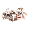 thumbnail image 4 of Juego de caballos y s, juego de juguetes ecuestres, juguetes para juego de imitación, juguete de granero para niños de 3, 4, 5, 6 y 7 años,, 4 of 8