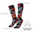 thumbnail image 4 of KLL Fire Rescue With Red Helmet And Truck Print Cool Socks Men's Women's Crew Socks Funny Crazy Novelty Stockings, 4 of 6