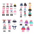 thumbnail image 1 of 27sets / Pack 16cm Princess Girl Doll Ropa Zapatos BJD Ropa Juguetes para niños Sunnimix BJD Doll Outfits, 1 of 8