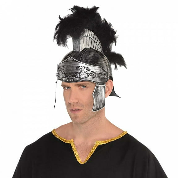 Trojan Feather Helmet Adult Costume Accessory