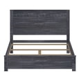 thumbnail image 4 of DeeHome Albany Solid Wood Full Bed Frame with Headboard, Heavy Duty Modern Rustic Full Size Bed Frames, Box Spring Needed, 4 of 9