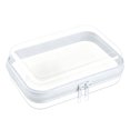 thumbnail image 2 of KGJQ Clear Zipper Storage Bag, Durable Hard Shell Portable Case, Portable Dustproof Container, for Headphones Pills And Gadgets, 2 of 8