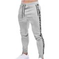 thumbnail image 2 of SDNall Mens Pants Men Color-Matching Pockets Zipper Pull Rope Fashion Casual Comfort Pants, 2 of 9