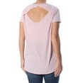thumbnail image 4 of WILLIAM RAST Womens Pink Cutout Graphic Short Sleeve V Neck T-Shirt M, 4 of 4