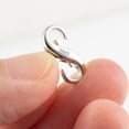 thumbnail image 7 of Alexcraft 4 Pcs Lobster Clasp Double Opening Lobster Clasp Lock Necklace Connector Bracelet Extender Clasps for DIY Jewelry Repair Kit Bracelet Necklace, 7 of 7