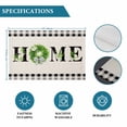 thumbnail image 6 of Rustic Home Placemats Set of 4, Eucalyptus Leaves Floral Beige Buffalo Plaid Placemats for Dining Table, Place Mats for Kitchen Tabletop, Waterproof Wipeable Dining Table Mats Set, 6 of 9