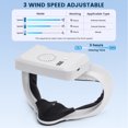 thumbnail image 3 of VR Circulation Fan, Prevent Sweat 3 Speed Detachable VR Cooling Fan Nose Pads  for Home Use, 3 of 7
