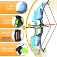 thumbnail image 5 of 2 Pack Bow and Arrow Set for Kids, Light Up Archery Set with 14 Suction Cup Arrows, Archery Targets Outdoor Games, Birthday Gifts Toys for 5 6 7 8 9 10 11 12 Year Old Boys Girls, 5 of 7