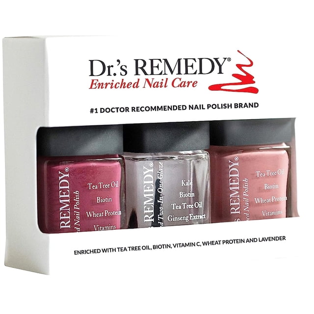 Kit de esmaltes de uñas Dr. Remedy ANNIVERSARY con 3 colores